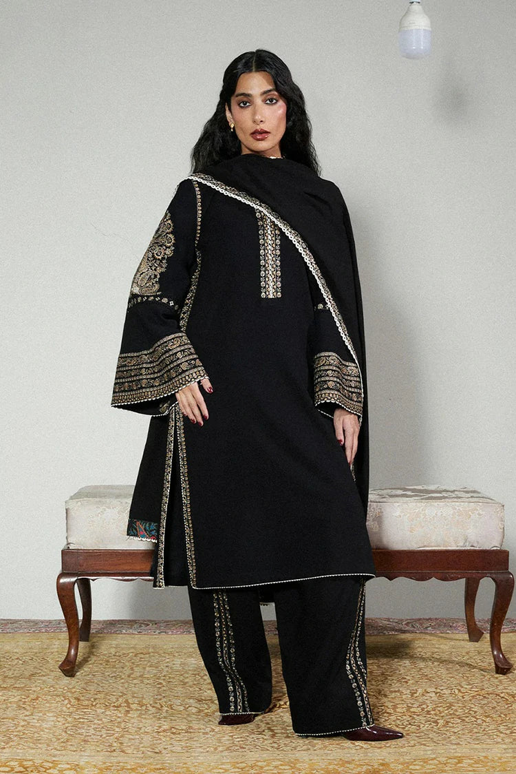 Picture of Hussain Rehar - Jugnu Karandi Unstitched AW 25 Edit 3 - LD1192-Tila - Unstitched - Available at Raja Sahib