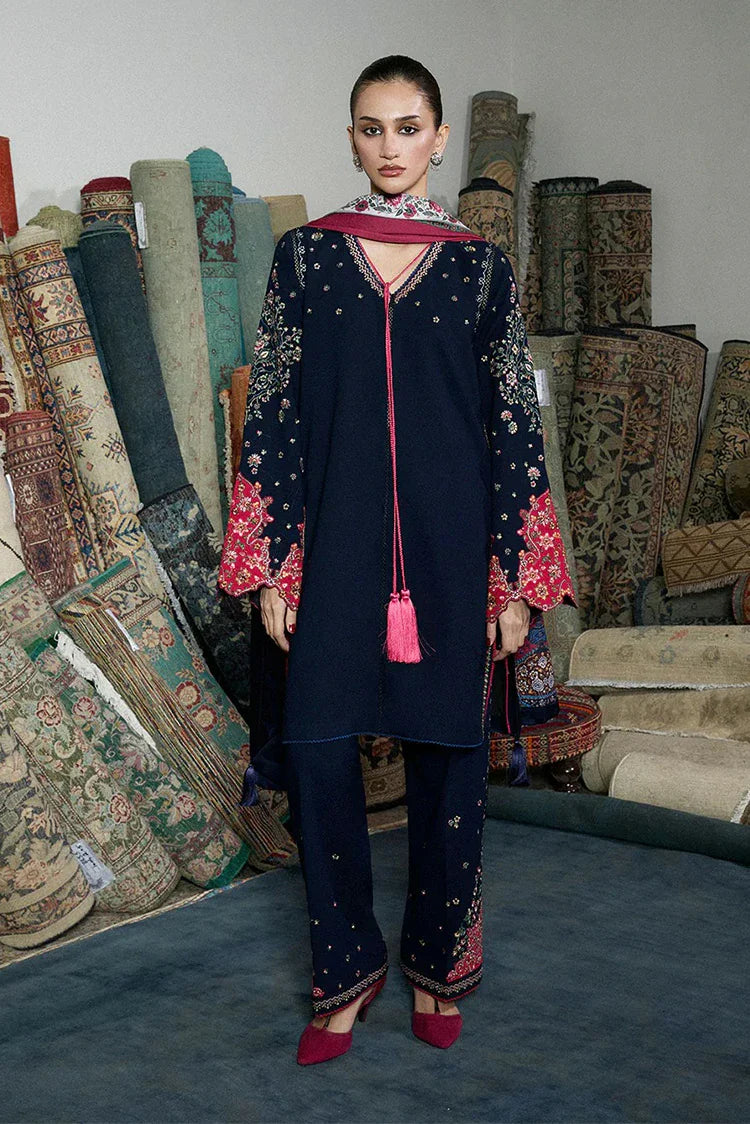 Picture of Hussain Rehar - Jugnu Karandi Unstitched AW 25 Edit 3 - LD1201-Firo - Unstitched - Available at Raja Sahib