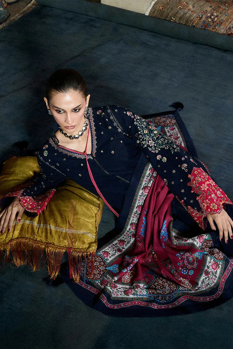 Picture of Hussain Rehar - Jugnu Karandi Unstitched AW 25 Edit 3 - LD1201-Firo - Unstitched - Available at Raja Sahib