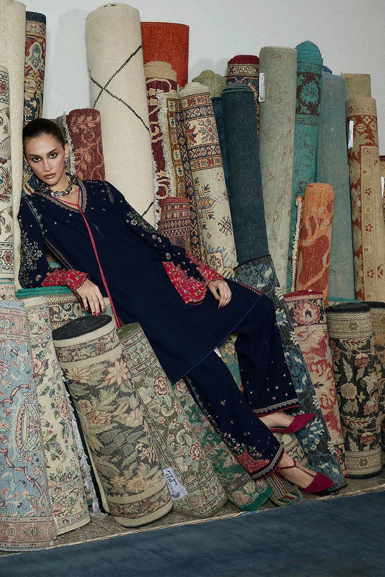 Picture of Hussain Rehar - Jugnu Karandi Unstitched AW 25 Edit 3 - LD1201-Firo - Unstitched - Available at Raja Sahib