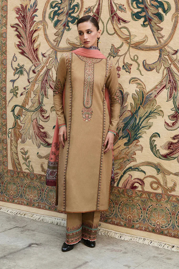 Picture of Hussain Rehar - Jugnu Karandi Unstitched AW 25 Edit 3 - LD1218-Dahr - Unstitched - Available at Raja Sahib
