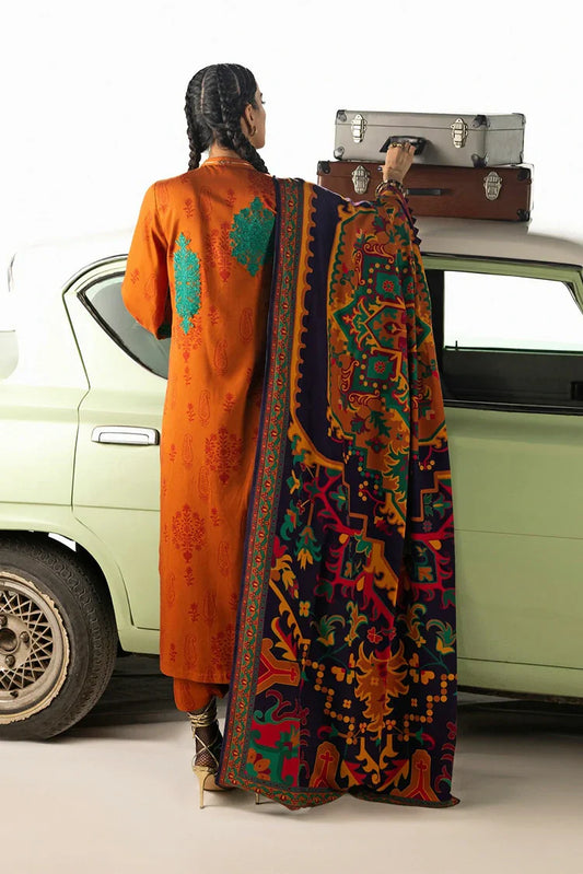 Zainab Chottani - Winter Shawl Collection - 03 Suniva - Unstitched