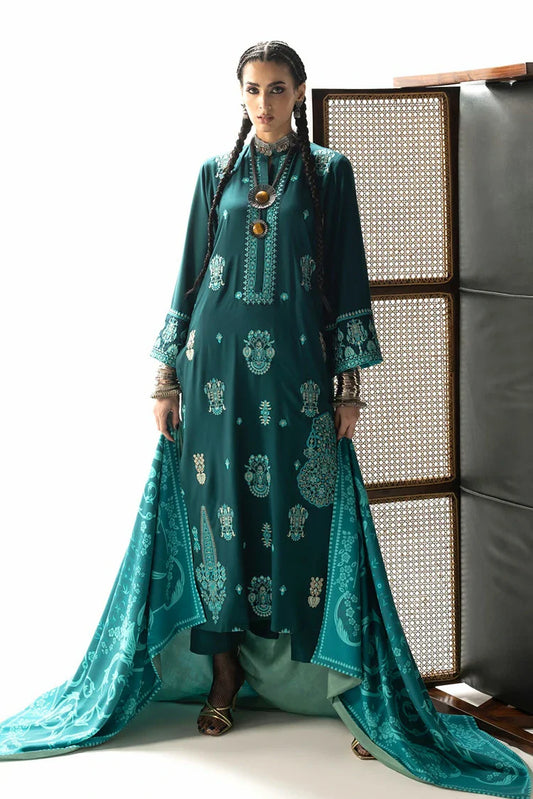 Zainab Chottani - Winter Shawl Collection - 06 Kyana - Unstitched