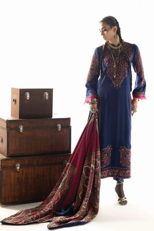 Zainab Chottani - Winter Shawl Collection - 09 Vilana - Unstitched