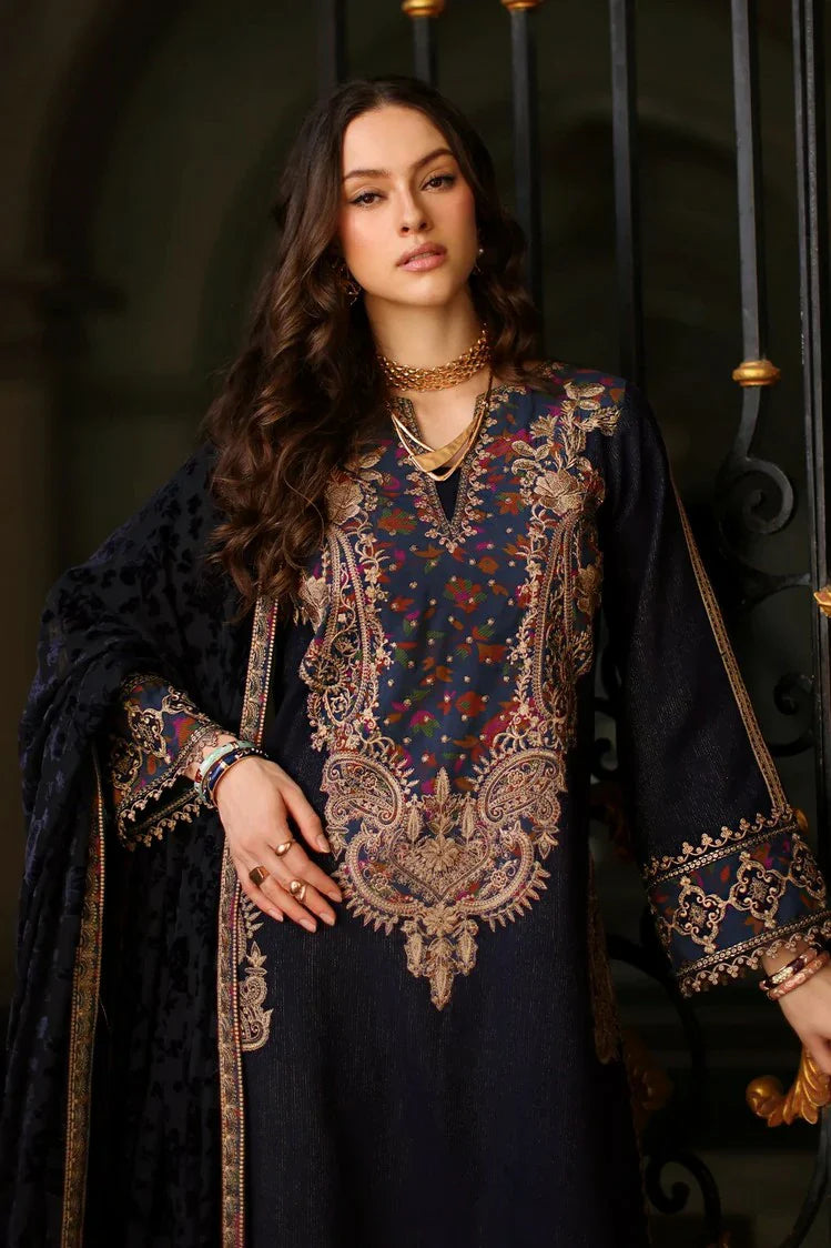 Picture of Charizma - Poshima Embroidered Peach Leather Collection Vol 3 - PSW5-16 - Unstitched - Available at Raja Sahib