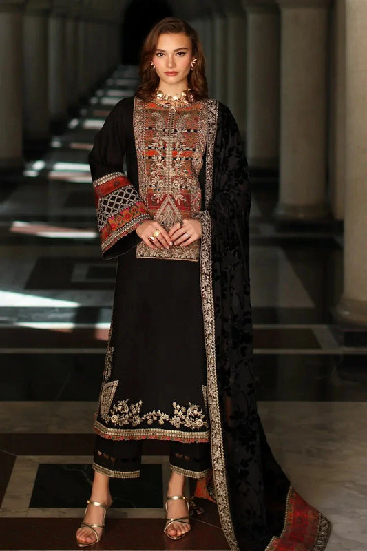 Picture of Charizma - Poshima Embroidered Peach Leather Collection Vol 3 - PSW5-21 - Unstitched - Available at Raja Sahib