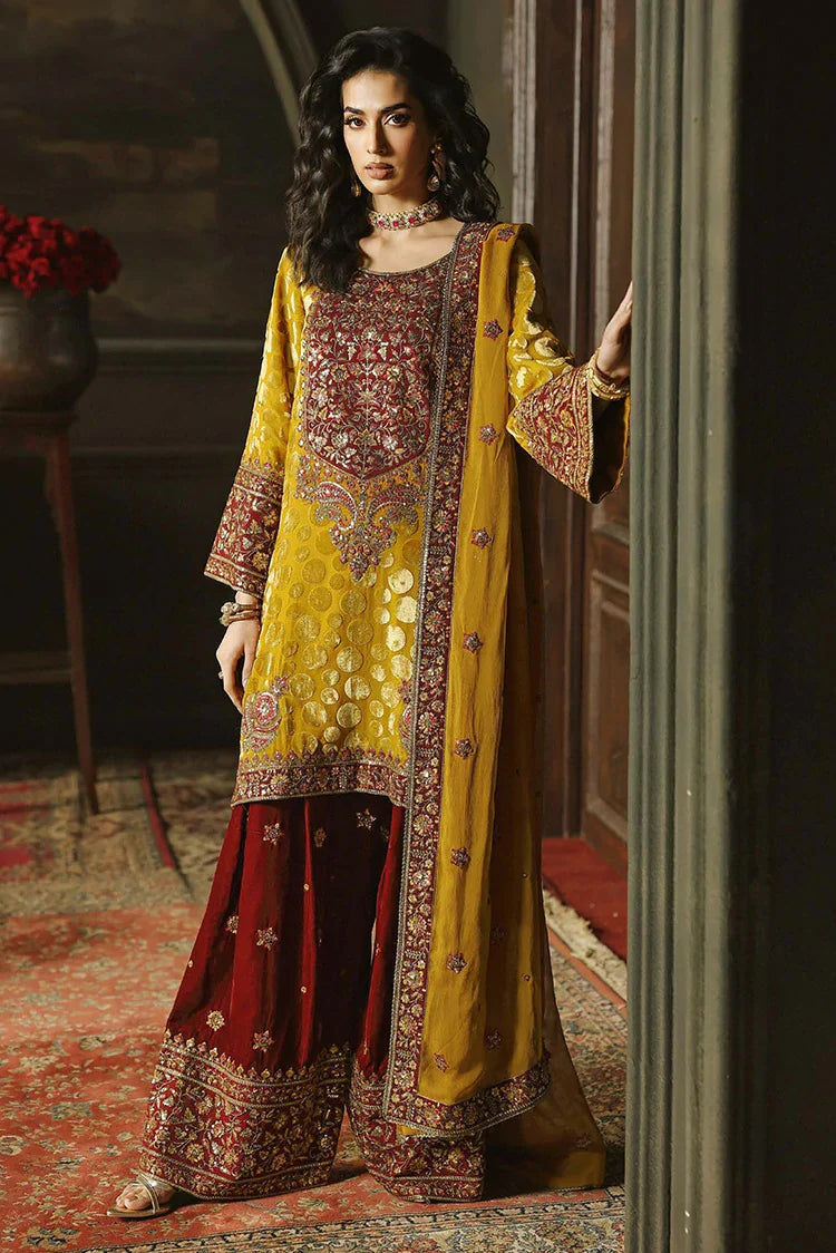 Charizma - Signora Premium Embroidered Plachi Velvet Collection Vol 2 - CVT5-16 - Unstitched