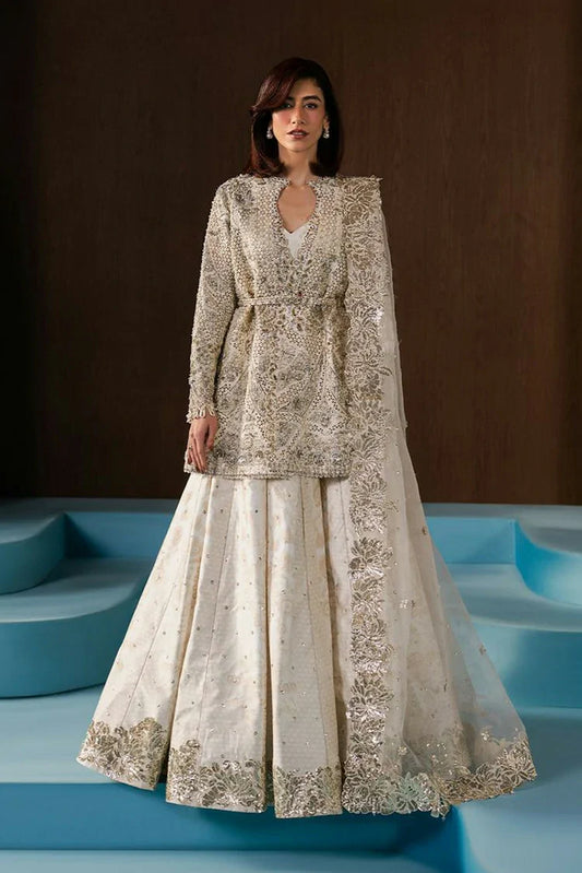 Afrozeh - Hayat Wedding Formals - 1125-ROHAVE - Unstitched