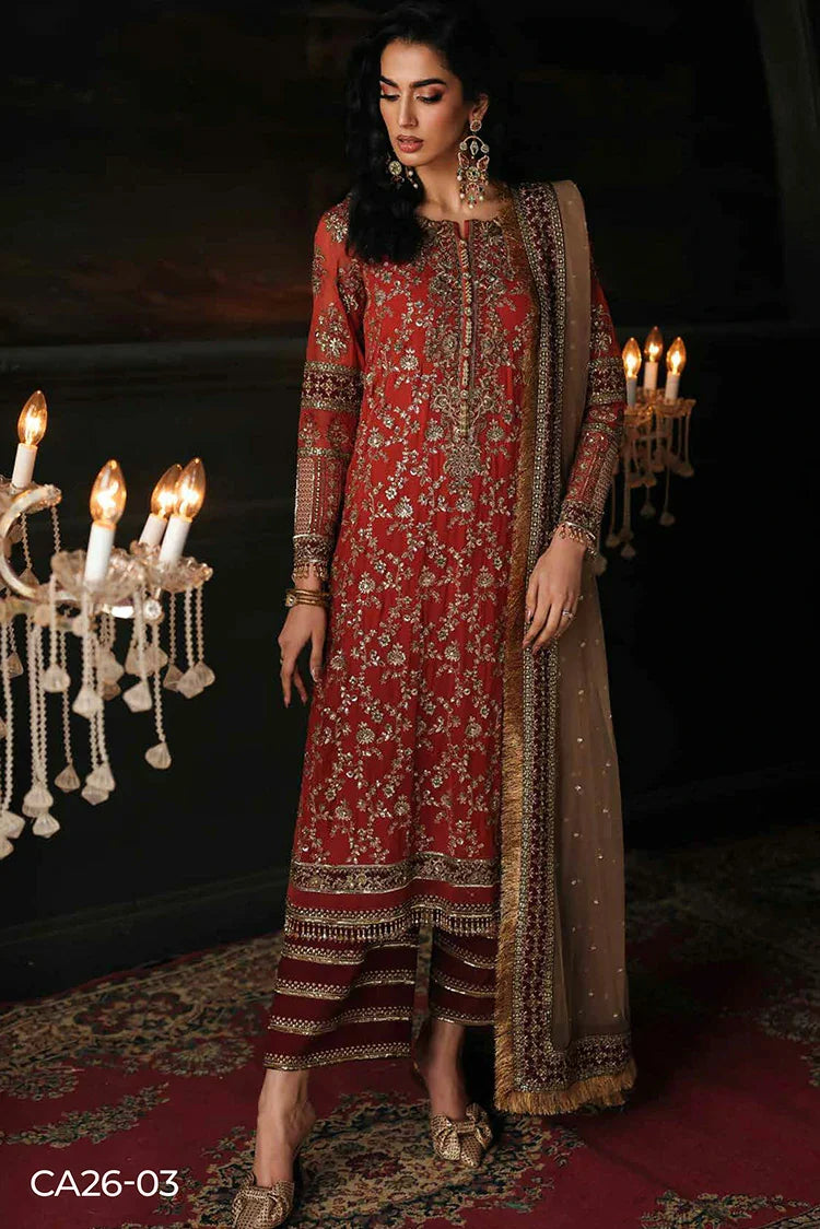 Picture of Charizma - Aura Luxury Chiffon Collection Vol 1 - CA26-03 - Unstitched - Available at Raja Sahib