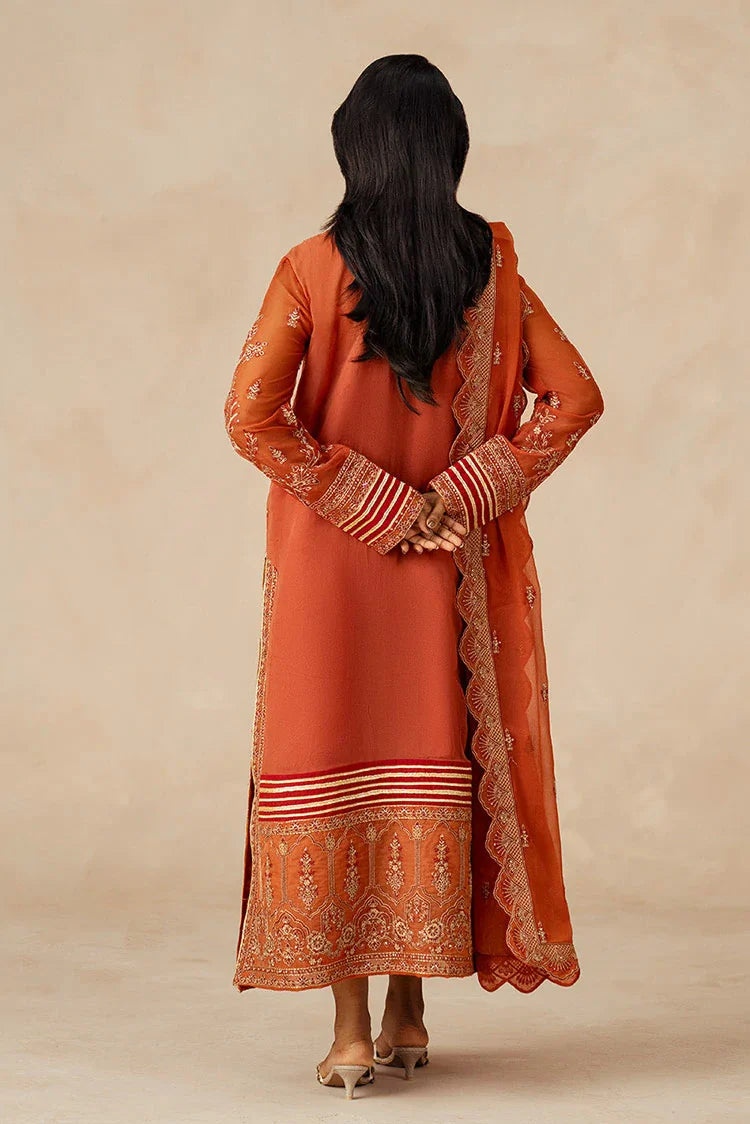 Picture of Freesia - Mehrun Luxury Chiffon Collection - FSU-5610 Roya - Unstitched - Available at Raja Sahib