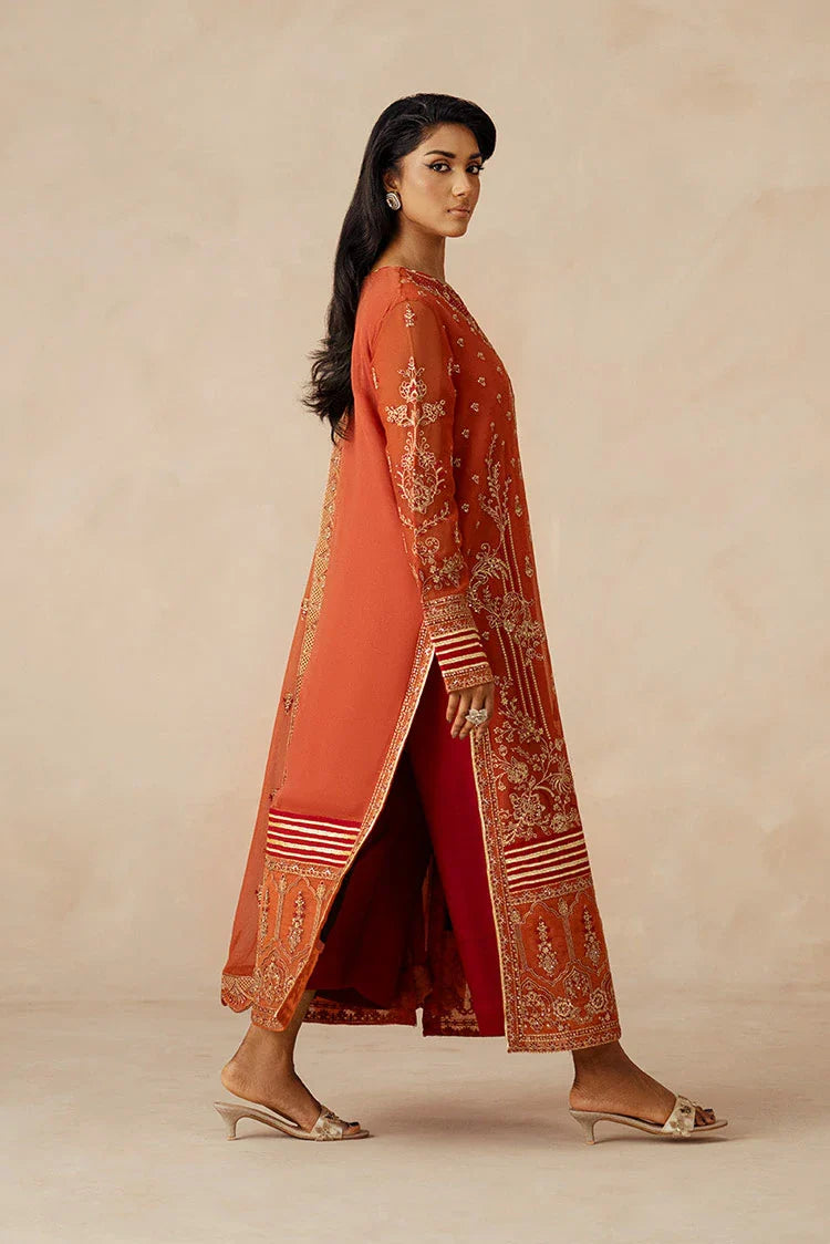 Picture of Freesia - Mehrun Luxury Chiffon Collection - FSU-5610 Roya - Unstitched - Available at Raja Sahib