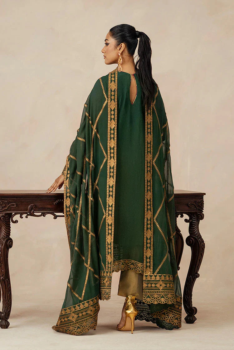 Picture of Freesia - Mehrun Luxury Chiffon Collection - FSU-5618 Jasmine - Unstitched - Available at Raja Sahib