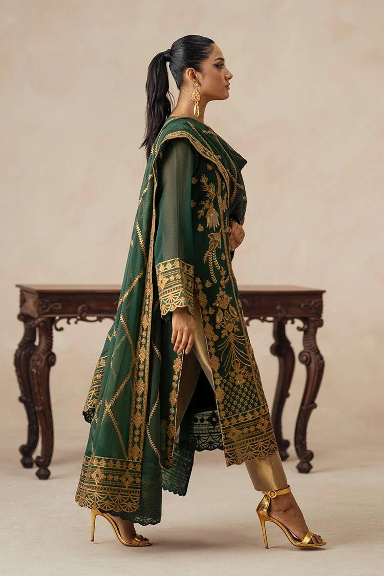 Picture of Freesia - Mehrun Luxury Chiffon Collection - FSU-5618 Jasmine - Unstitched - Available at Raja Sahib