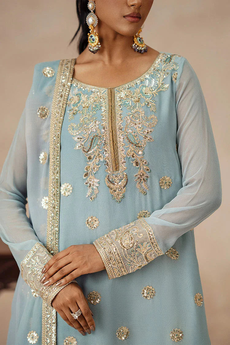 Picture of Freesia - Mehrun Luxury Chiffon Collection - FSU-5619 Azita - Unstitched - Available at Raja Sahib