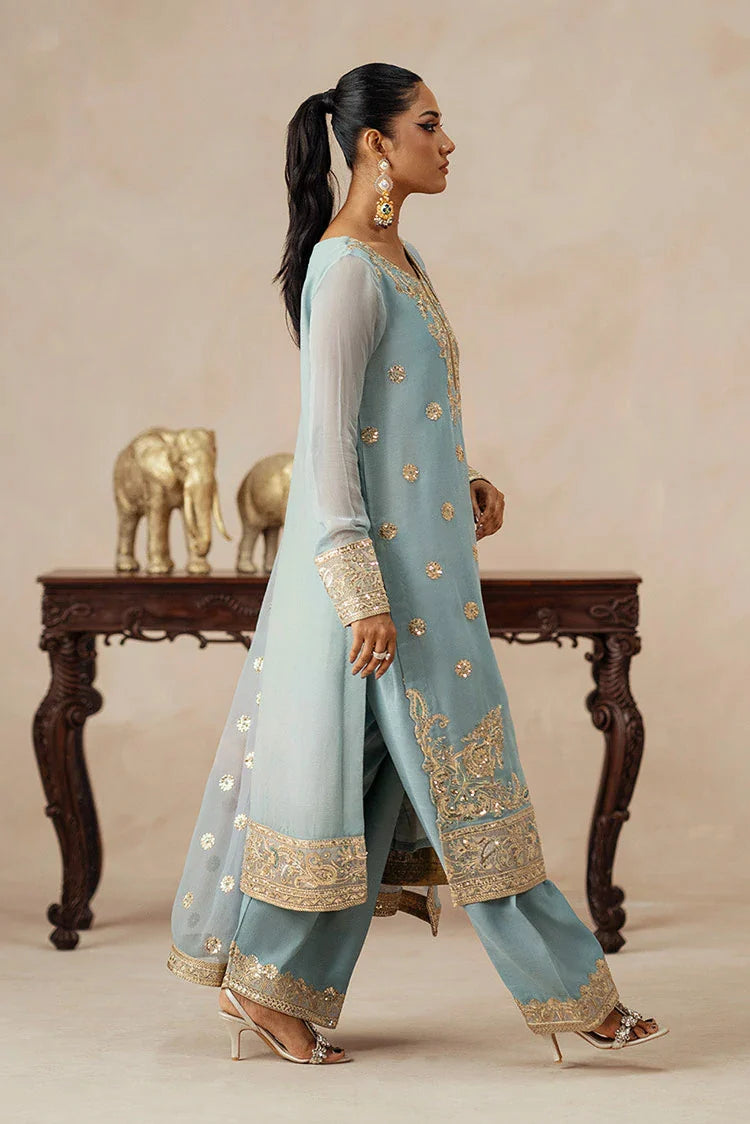 Picture of Freesia - Mehrun Luxury Chiffon Collection - FSU-5619 Azita - Unstitched - Available at Raja Sahib