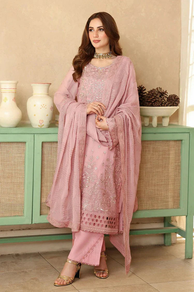 Picture of Ramsha - Sonehri Luxury Festive Chiffon Collection Vol 2 - BB-201 - Unstitched - Available at Raja Sahib