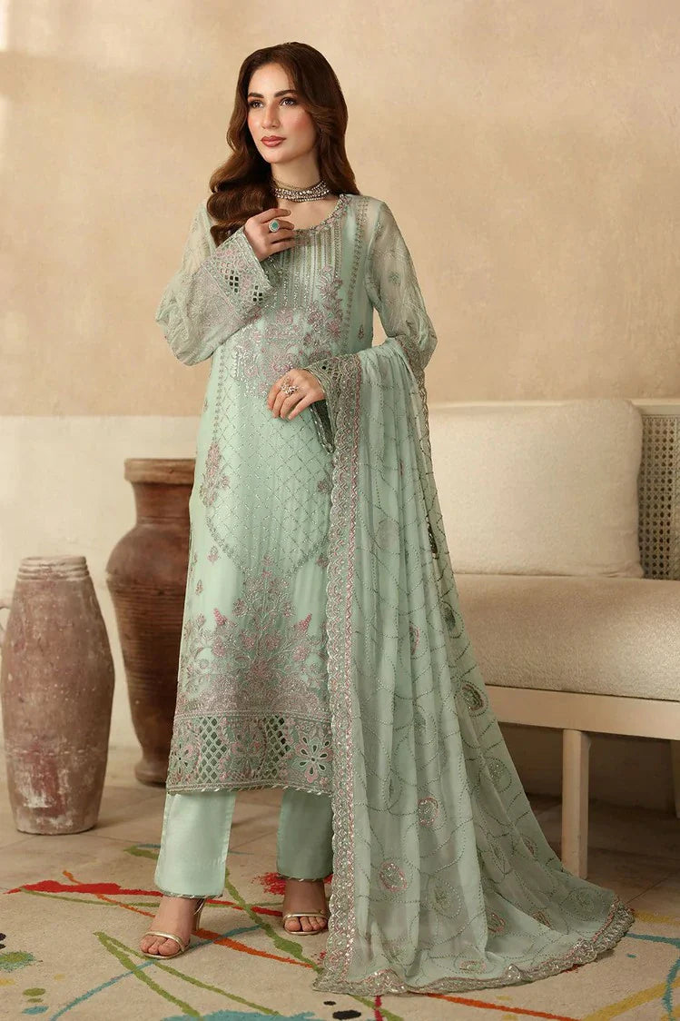 Picture of Ramsha - Sonehri Luxury Festive Chiffon Collection Vol 2 - BB-205 - Unstitched - Available at Raja Sahib