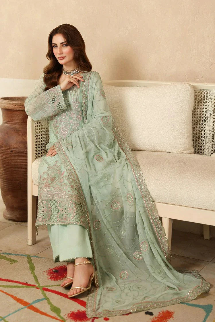 Picture of Ramsha - Sonehri Luxury Festive Chiffon Collection Vol 2 - BB-205 - Unstitched - Available at Raja Sahib