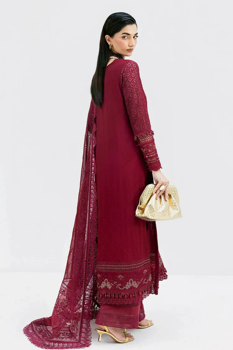 Picture of Serene - Luxe Collection - S-1089 Scarlet - Unstitched - Available at Raja Sahib