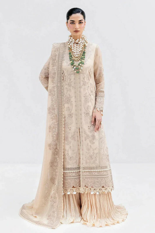 Picture of Serene - Luxe Collection - S-1094 Sand - Unstitched - Available at Raja Sahib