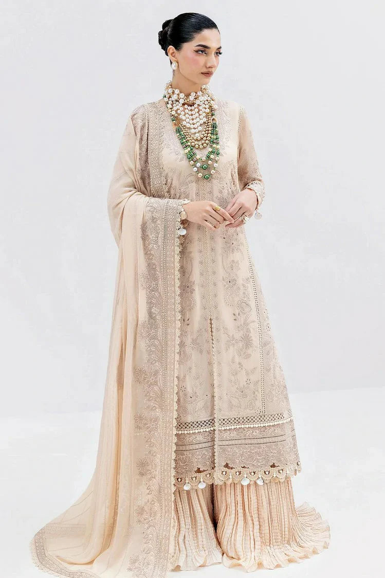 Picture of Serene - Luxe Collection - S-1094 Sand - Unstitched - Available at Raja Sahib