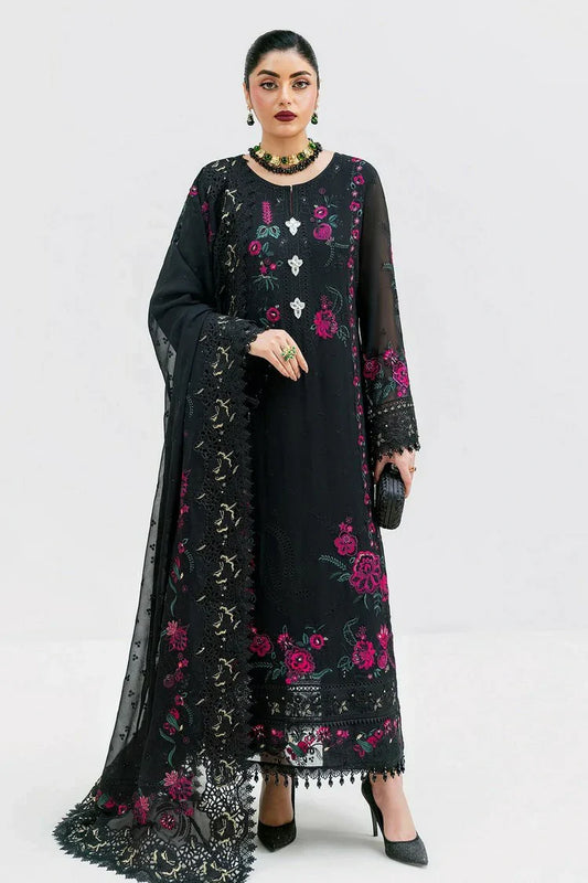 Picture of Serene - Luxe Collection - S-1095 Onyx - Unstitched - Available at Raja Sahib
