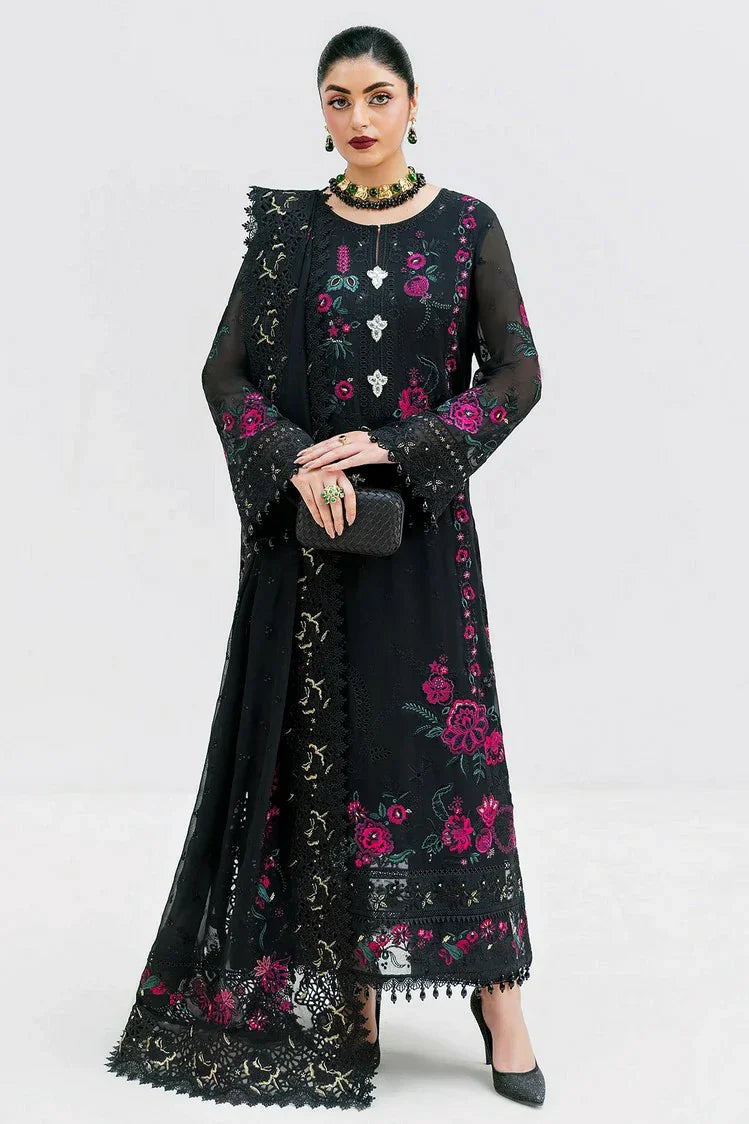 Picture of Serene - Luxe Collection - S-1095 Onyx - Unstitched - Available at Raja Sahib