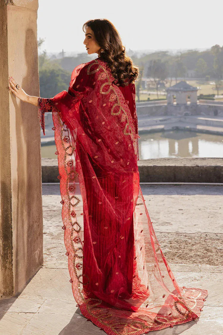 Picture of Zarizaa - Mukhtar e Khaas Festive Velvet Collection - 03 Laal Rukh - Unstitched - Available at Raja Sahib