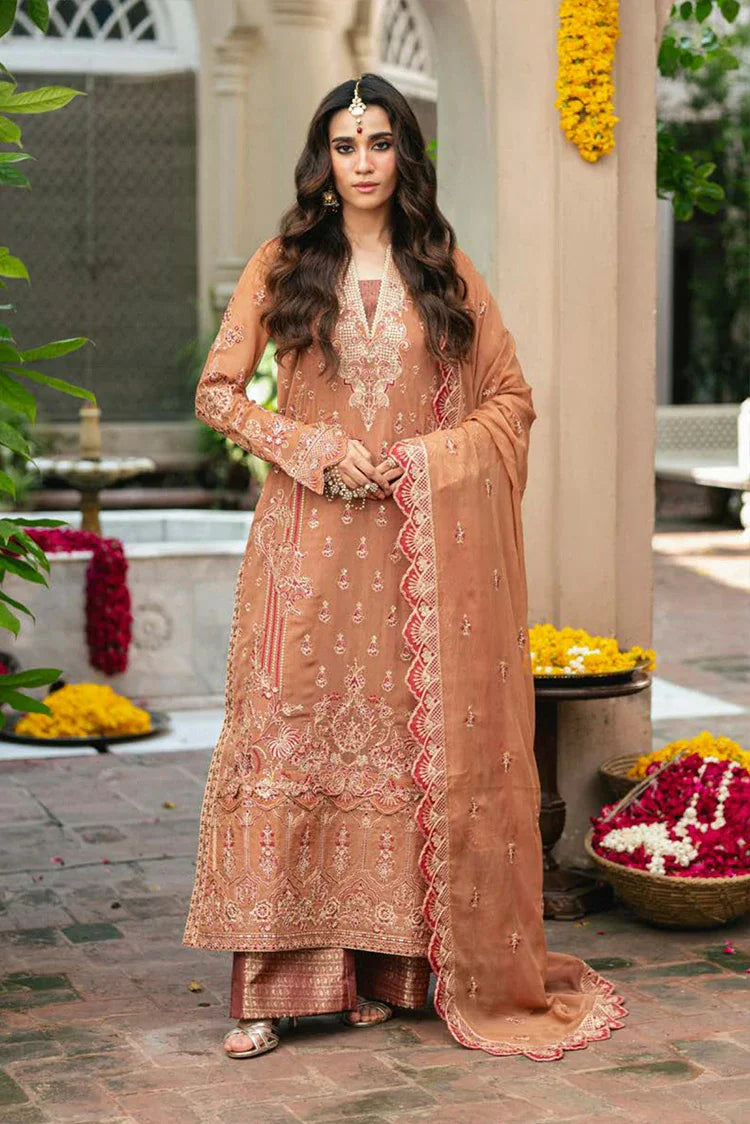 Picture of Freesia - Gulnaar Luxury Chiffon Collection - Varvara-FSU-5651 - Unstitched - Available at Raja Sahib