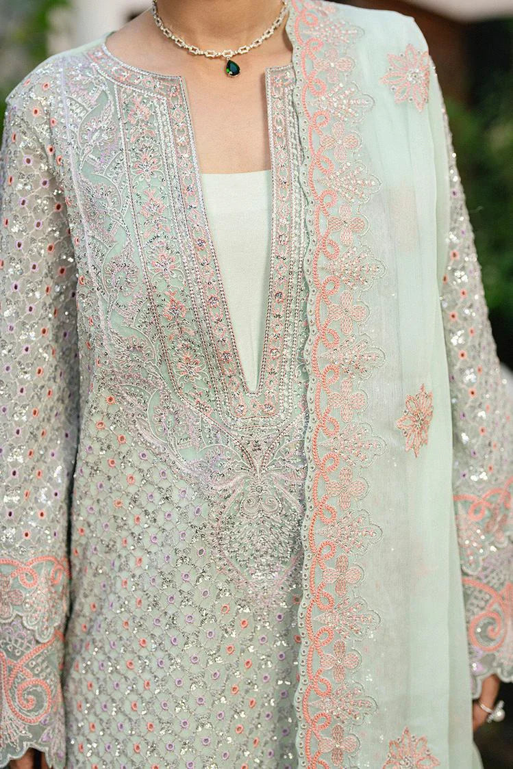 Picture of Freesia - Gulnaar Luxury Chiffon Collection - Tatiana-FSU-5652 - Unstitched - Available at Raja Sahib