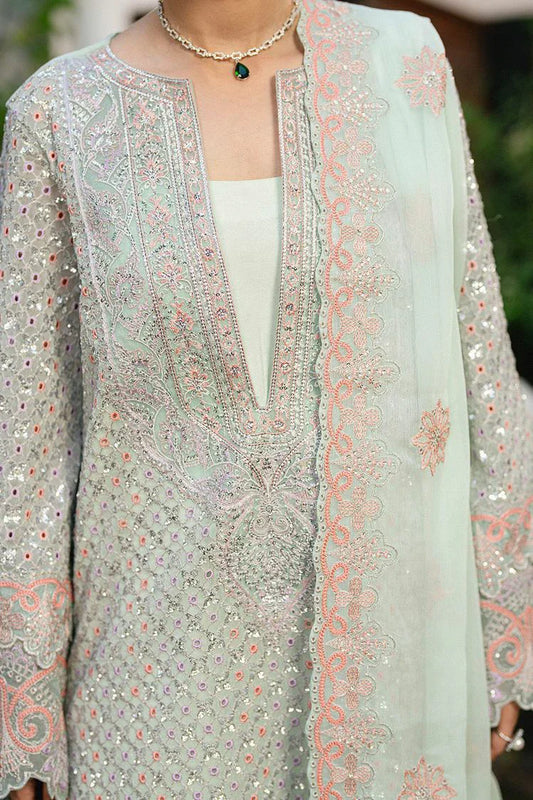 Picture of Freesia - Gulnaar Luxury Chiffon Collection - Tatiana-FSU-5652 - Unstitched - Available at Raja Sahib