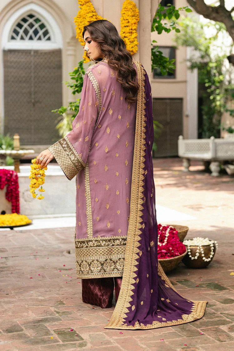 Picture of Freesia - Gulnaar Luxury Chiffon Collection - Kamilla-FSU-5654 - Unstitched - Available at Raja Sahib