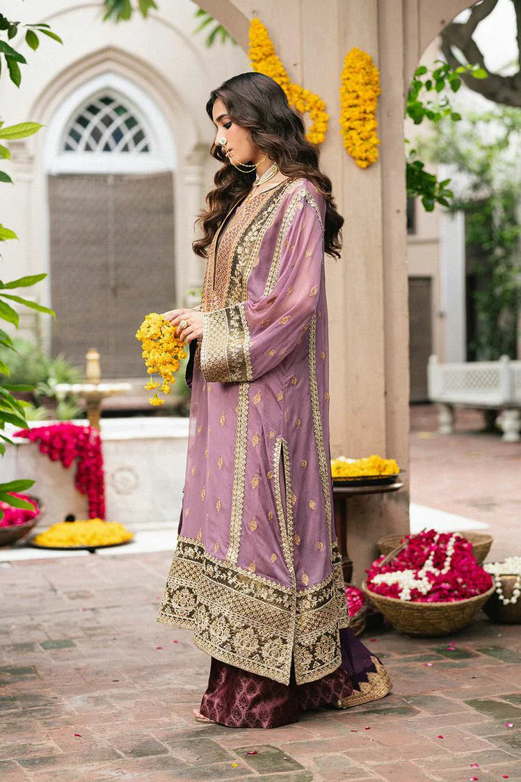 Picture of Freesia - Gulnaar Luxury Chiffon Collection - Kamilla-FSU-5654 - Unstitched - Available at Raja Sahib