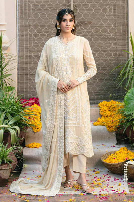 Picture of Freesia - Gulnaar Luxury Chiffon Collection - Anastasia-FSU-5655 - Unstitched - Available at Raja Sahib