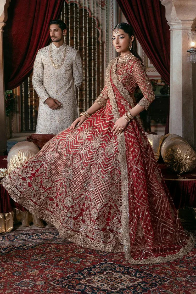 Picture of Imrozia - Noor e Naaz Bridal Collection - IB-54 Zeenat - Unstitched - Available at Raja Sahib