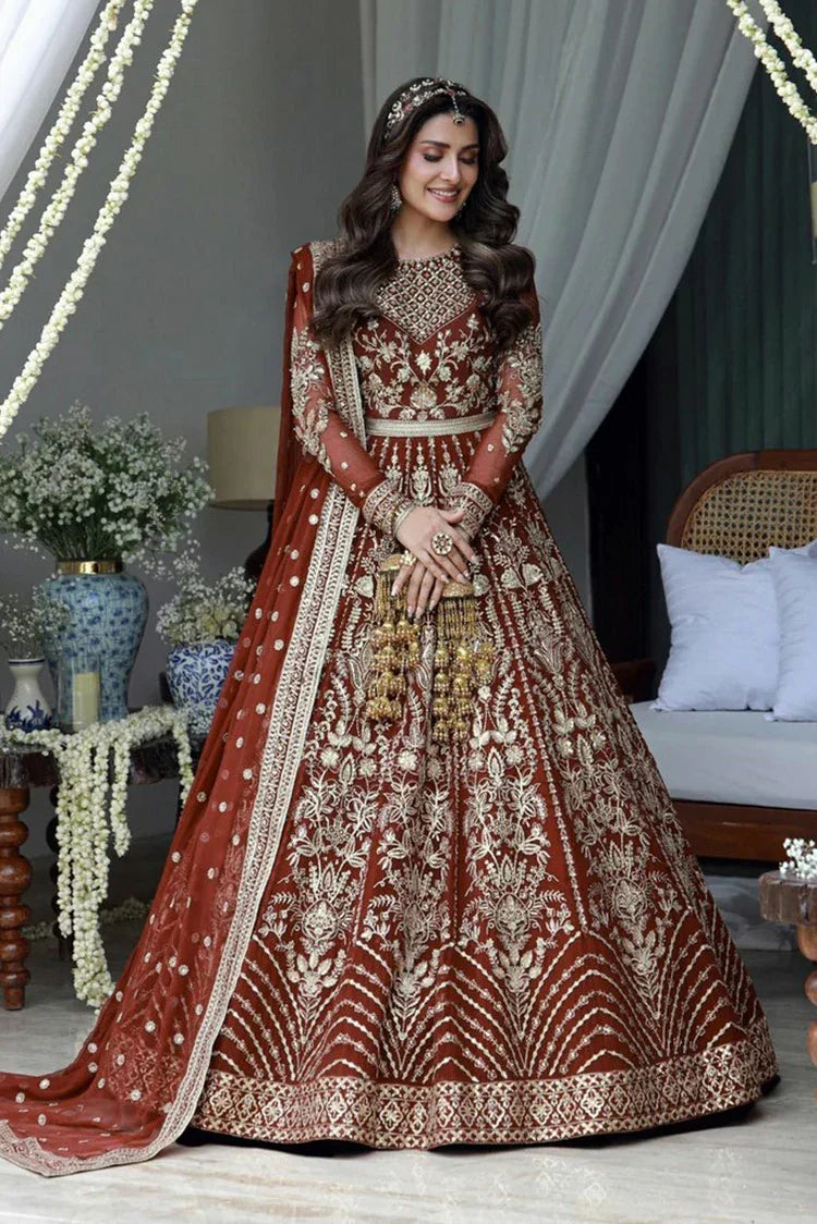 Picture of Gulmina - Luxury Handwork Chiffon Collection - 01-Eshaal - Unstitched - Available at Raja Sahib