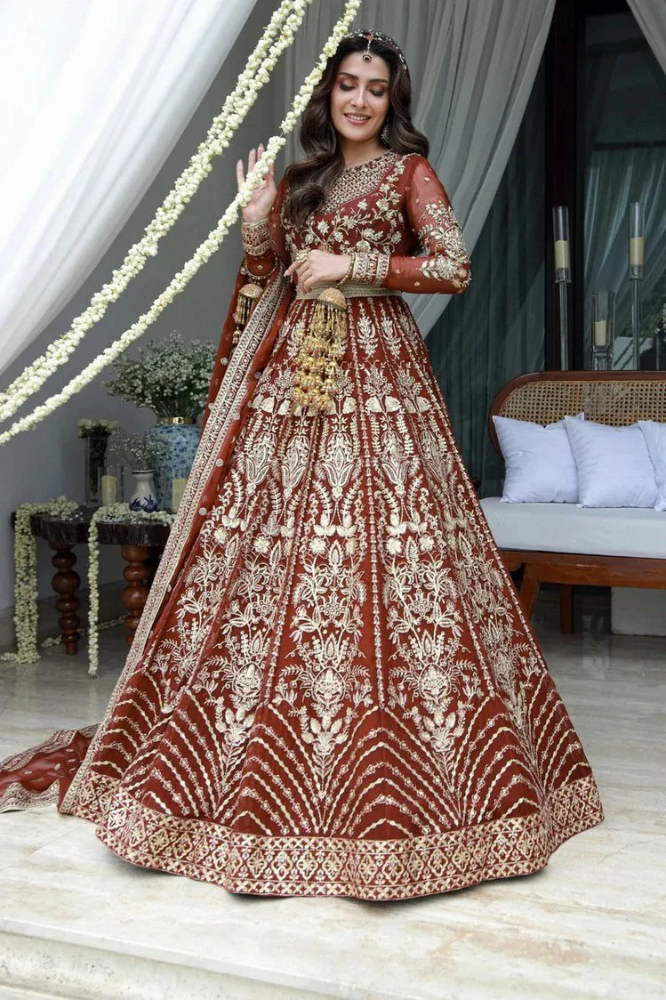 Picture of Gulmina - Luxury Handwork Chiffon Collection - 01-Eshaal - Unstitched - Available at Raja Sahib