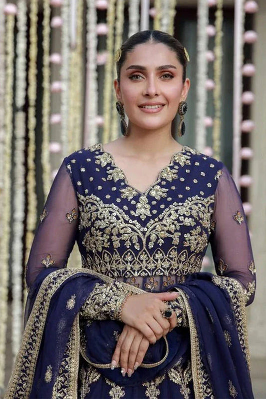 Picture of Gulmina - Luxury Handwork Chiffon Collection - 04-Ayesha - Unstitched - Available at Raja Sahib