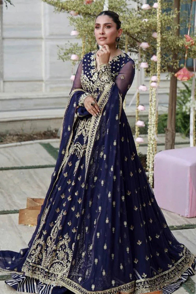 Picture of Gulmina - Luxury Handwork Chiffon Collection - 04-Ayesha - Unstitched - Available at Raja Sahib