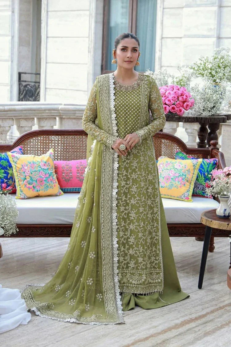 Picture of Gulmina - Luxury Handwork Chiffon Collection - 08-Abeeha - Unstitched - Available at Raja Sahib