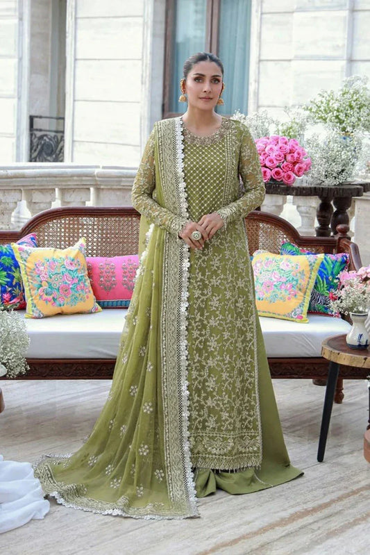 Picture of Gulmina - Luxury Handwork Chiffon Collection - 08-Abeeha - Unstitched - Available at Raja Sahib