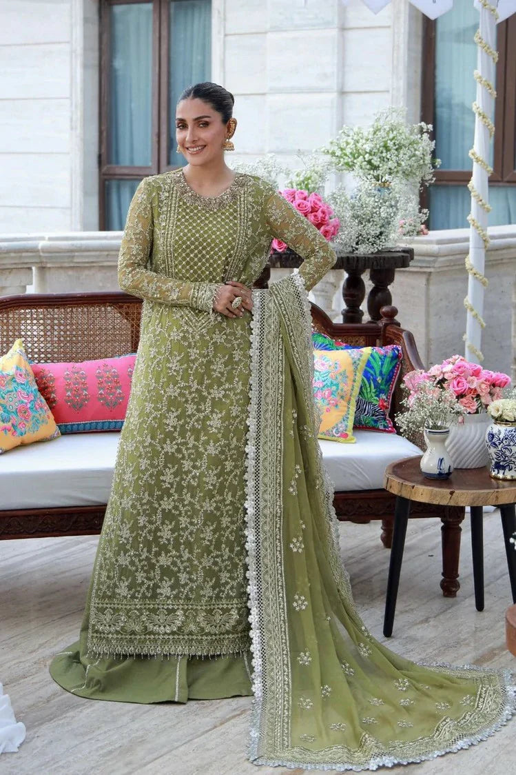 Picture of Gulmina - Luxury Handwork Chiffon Collection - 08-Abeeha - Unstitched - Available at Raja Sahib