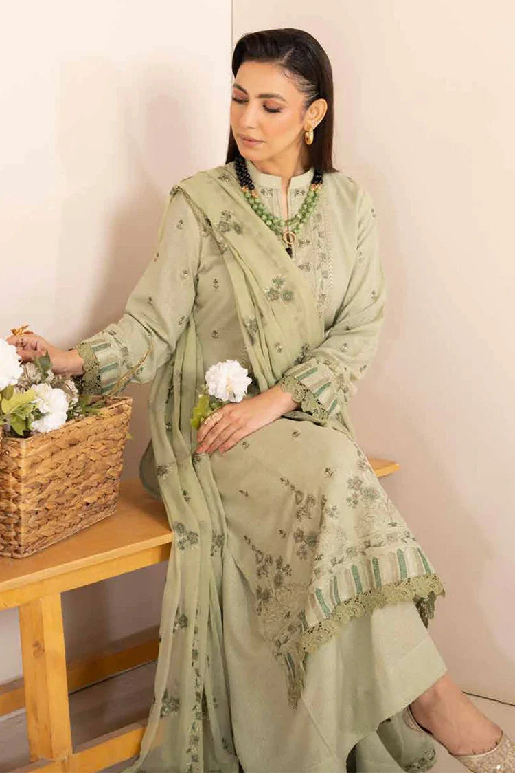 Picture of Noor e Fajar - Hania Embroidered Karandi Collection - KR-190 - Unstitched - Available at Raja Sahib