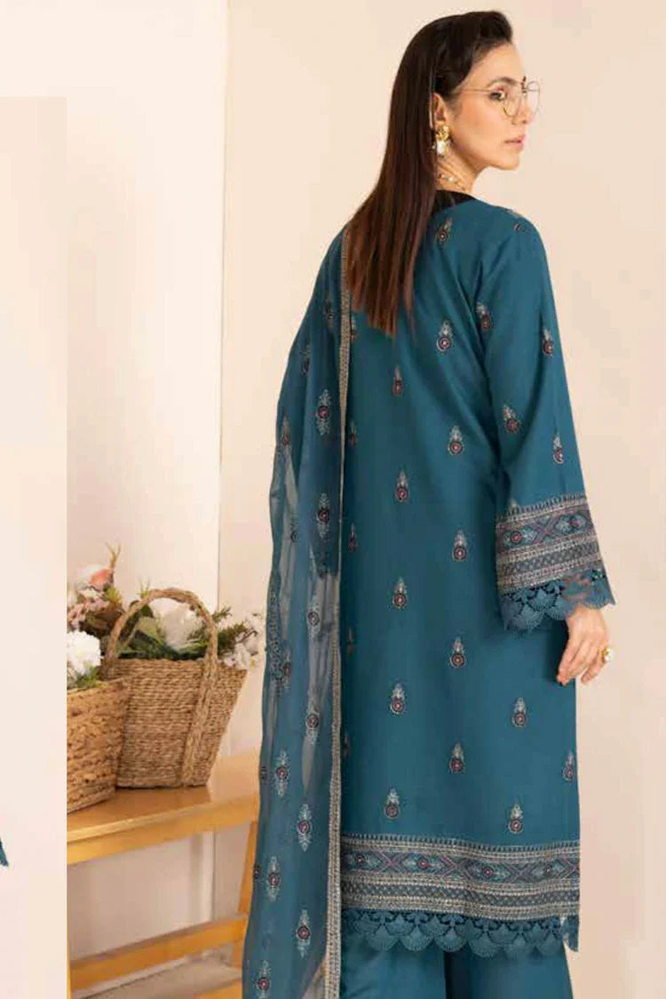 Picture of Noor e Fajar - Hania Embroidered Karandi Collection - KR-191 - Unstitched - Available at Raja Sahib