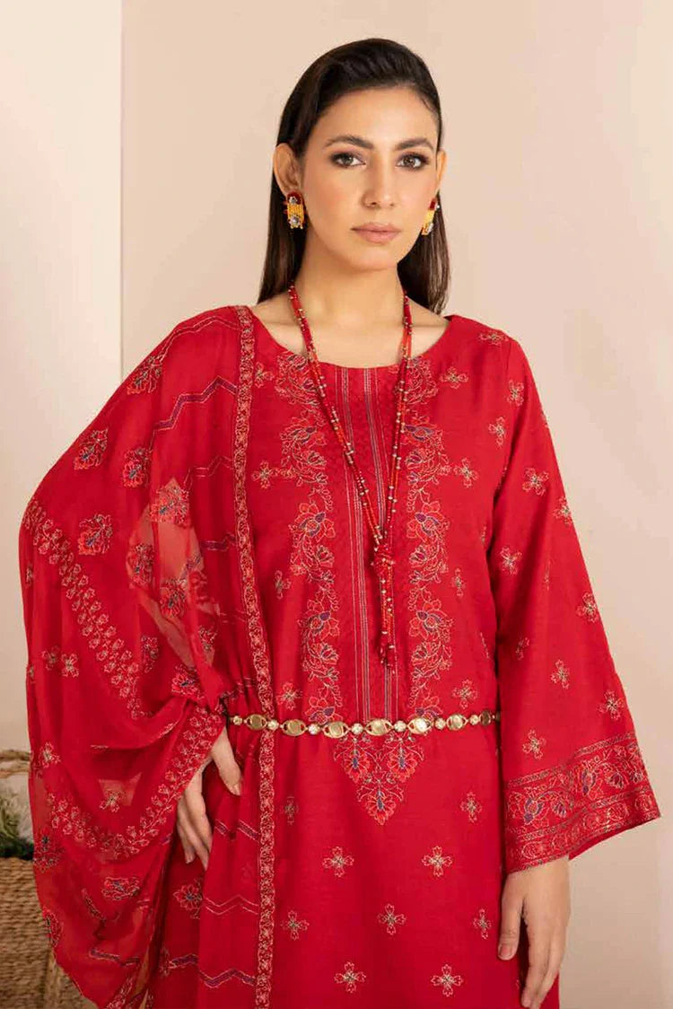 Picture of Noor e Fajar - Hania Embroidered Karandi Collection - KR-192 - Unstitched - Available at Raja Sahib