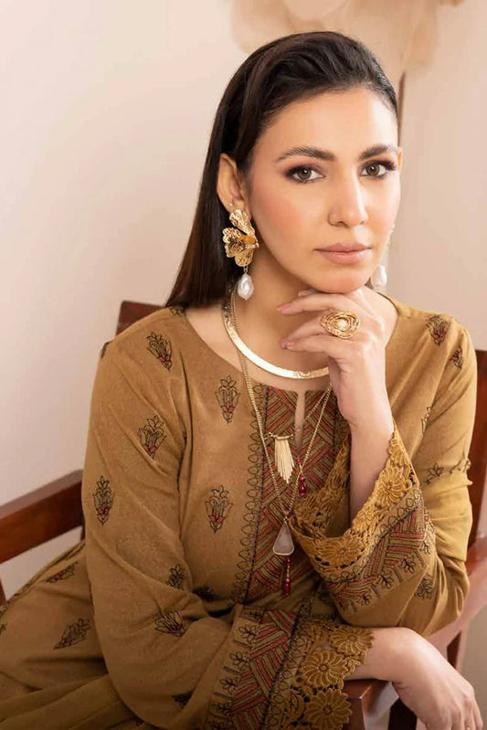 Picture of Noor e Fajar - Hania Embroidered Karandi Collection - KR-193 - Unstitched - Available at Raja Sahib