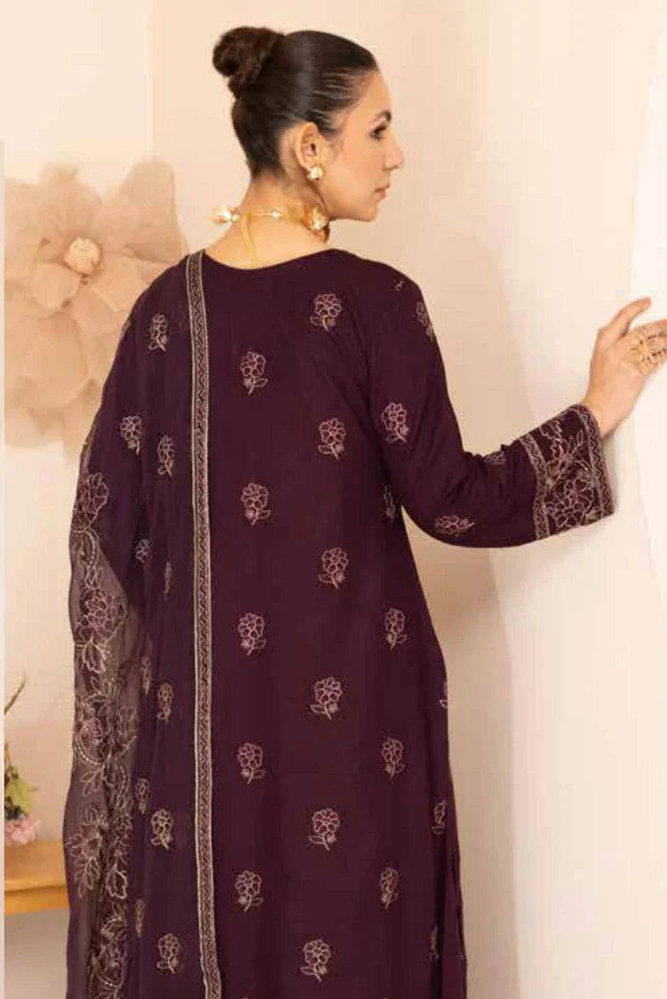 Picture of Noor e Fajar - Hania Embroidered Karandi Collection - KR-197 - Unstitched - Available at Raja Sahib