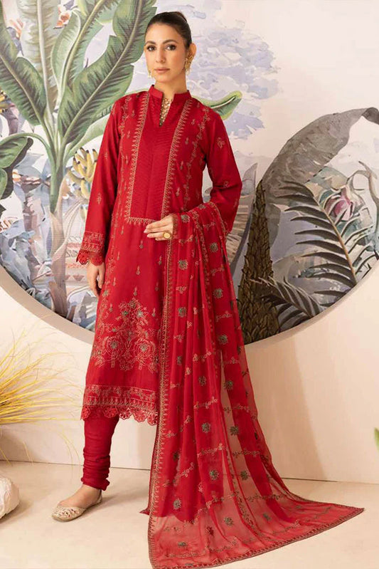 Picture of Noor e Fajar - Hania Embroidered Karandi Collection - KR-198 - Unstitched - Available at Raja Sahib