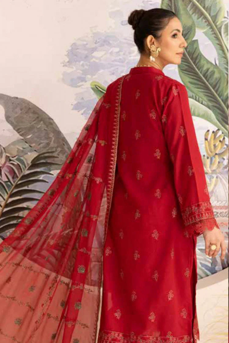 Picture of Noor e Fajar - Hania Embroidered Karandi Collection - KR-198 - Unstitched - Available at Raja Sahib