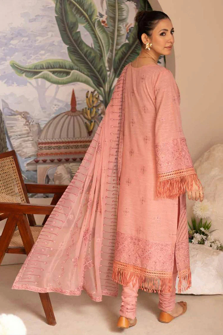 Picture of Noor e Fajar - Hania Embroidered Karandi Collection - KR-199 - Unstitched - Available at Raja Sahib